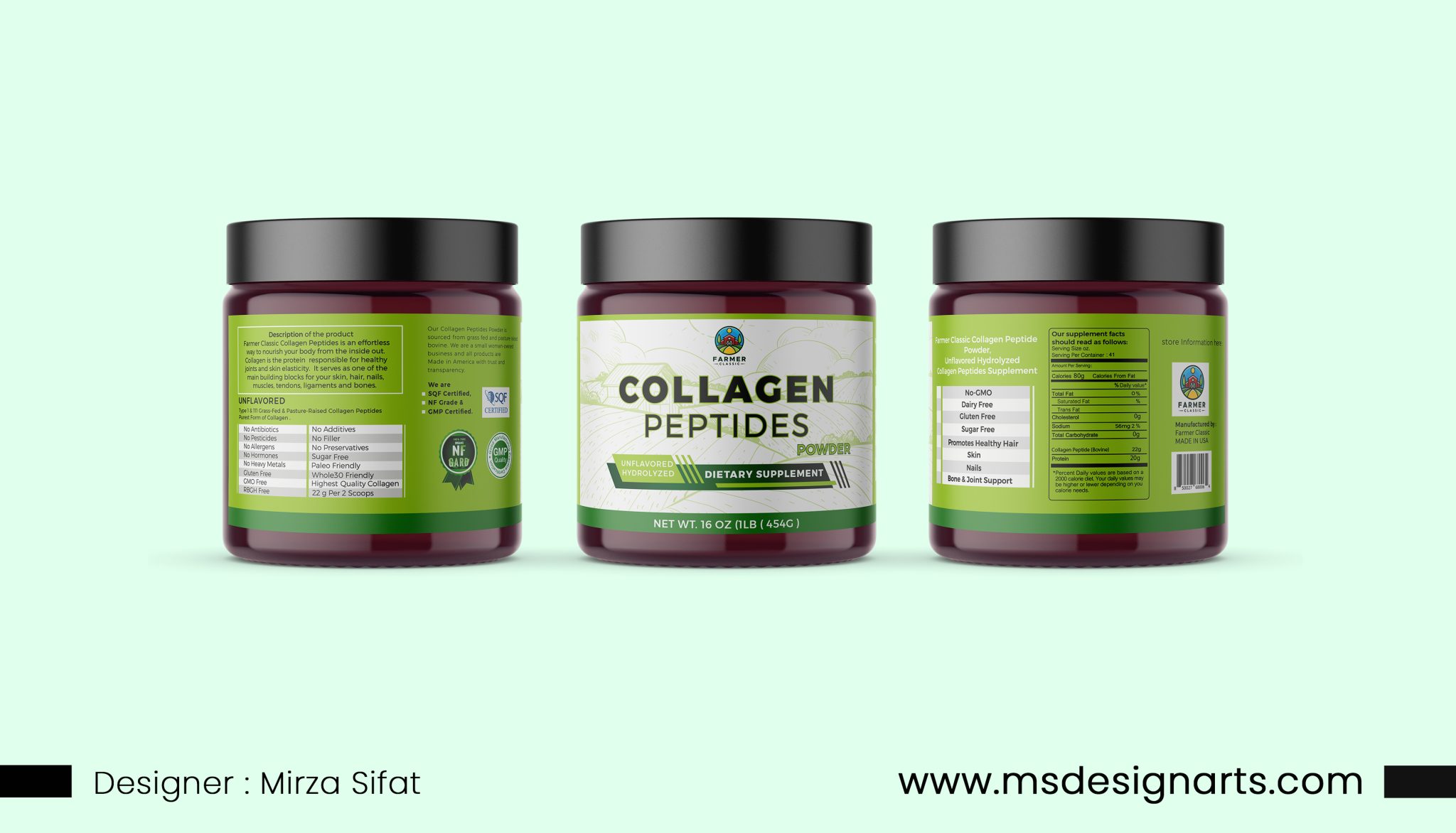 New Healthy Products Brand Needs Label Design Pro 99 V1